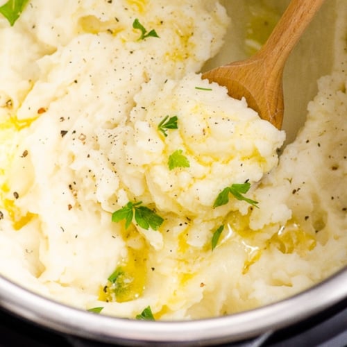 Instant Pot Mashed Potatoes (No Draining)