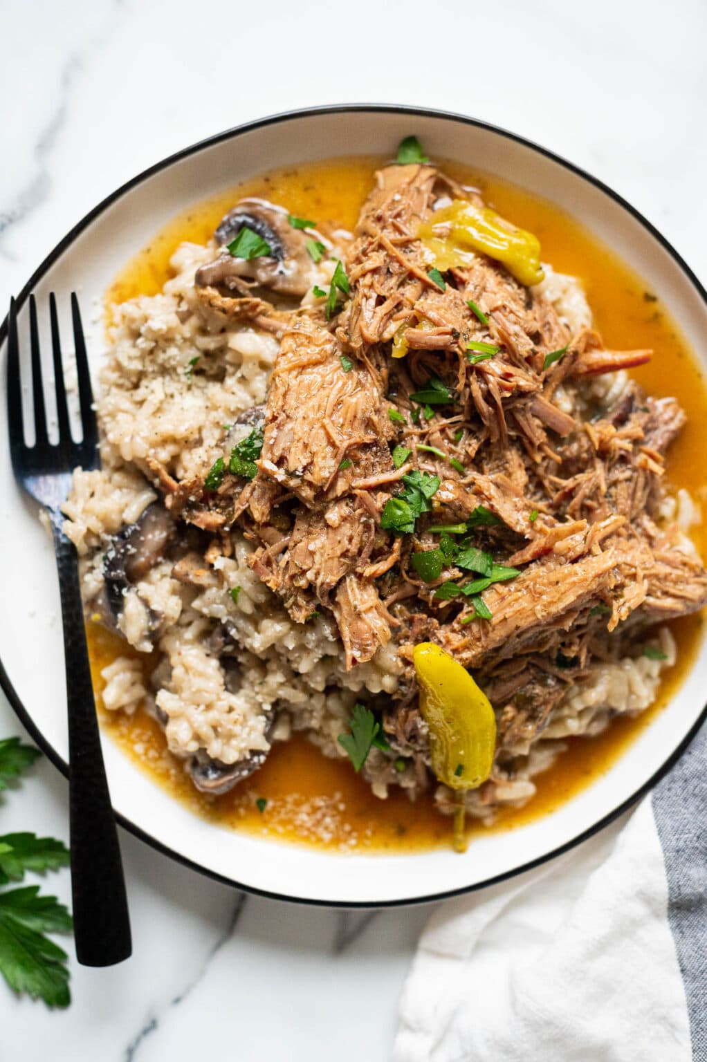 Instant Pot Mushroom Risotto