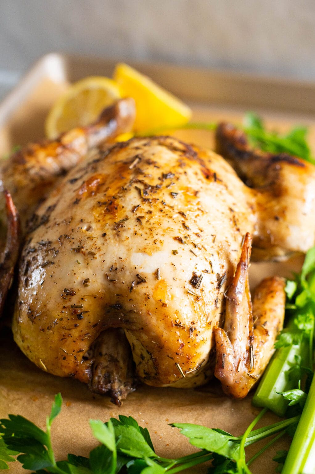 Slow Cooker Whole Chicken - iFoodReal.com