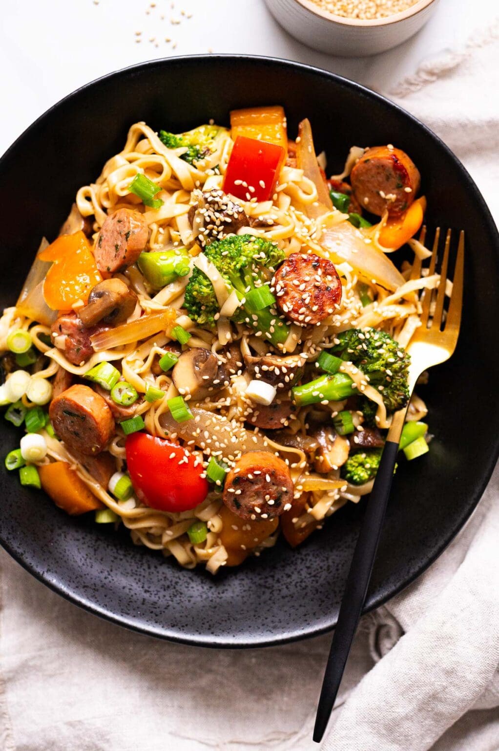 Sausage Stir Fry (30 Minutes) - iFoodReal.com