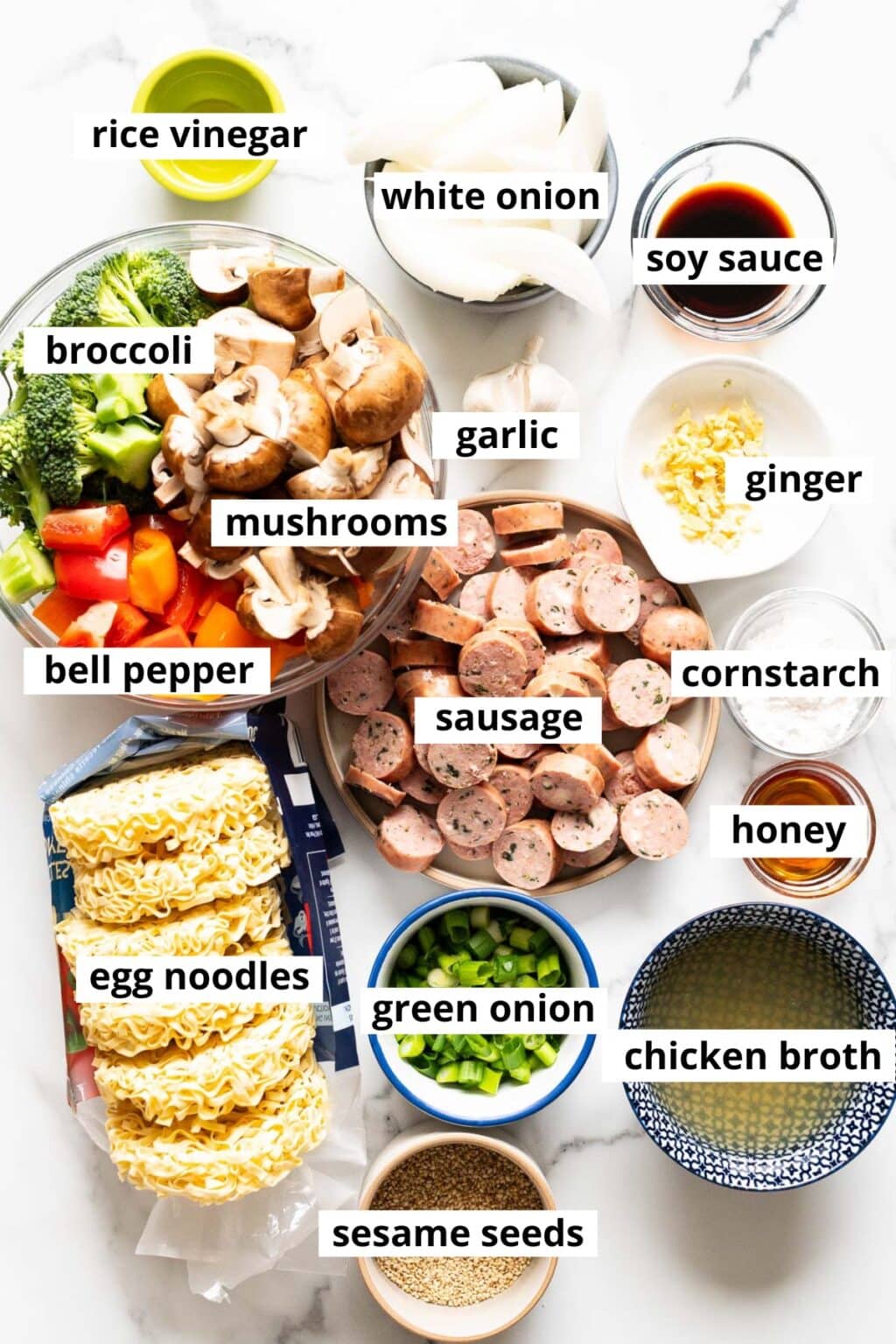 Sausage Stir Fry (30 Minutes) - iFoodReal.com