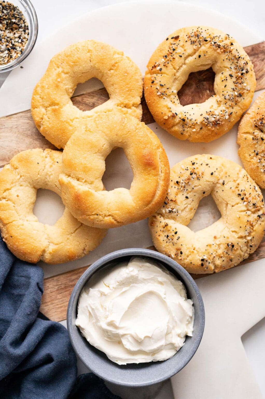 Almond Flour Greek Yogurt Bagels