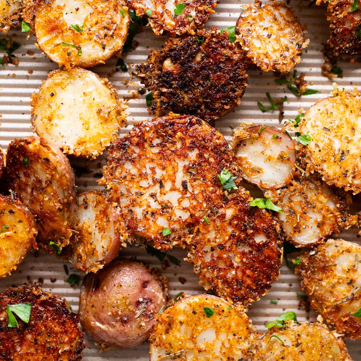Crispy Parmesan Potatoes