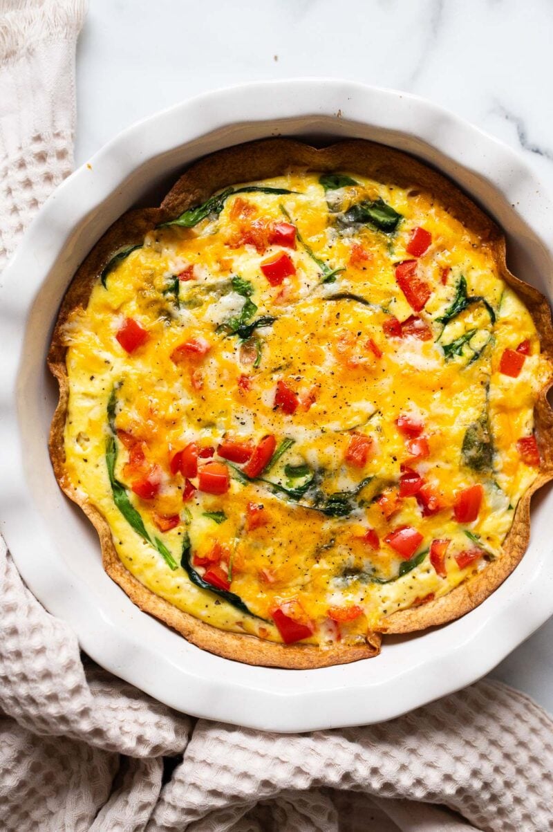 Baked Egg Tortilla (Viral TikTok Recipe) - iFoodReal.com