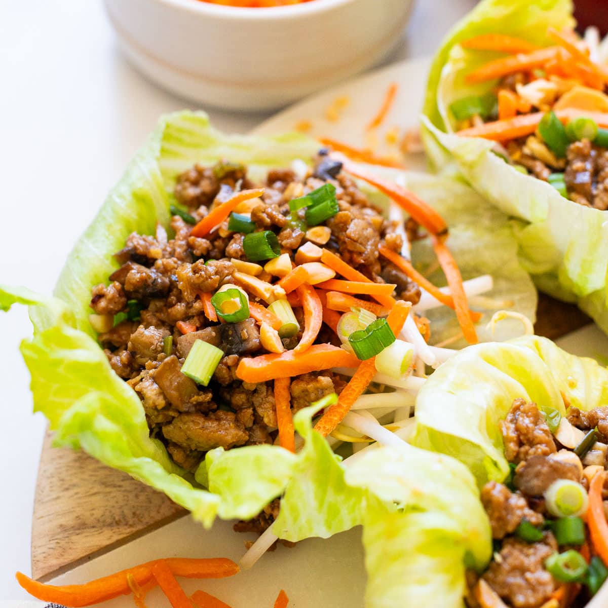 Asian Turkey Lettuce Wraps