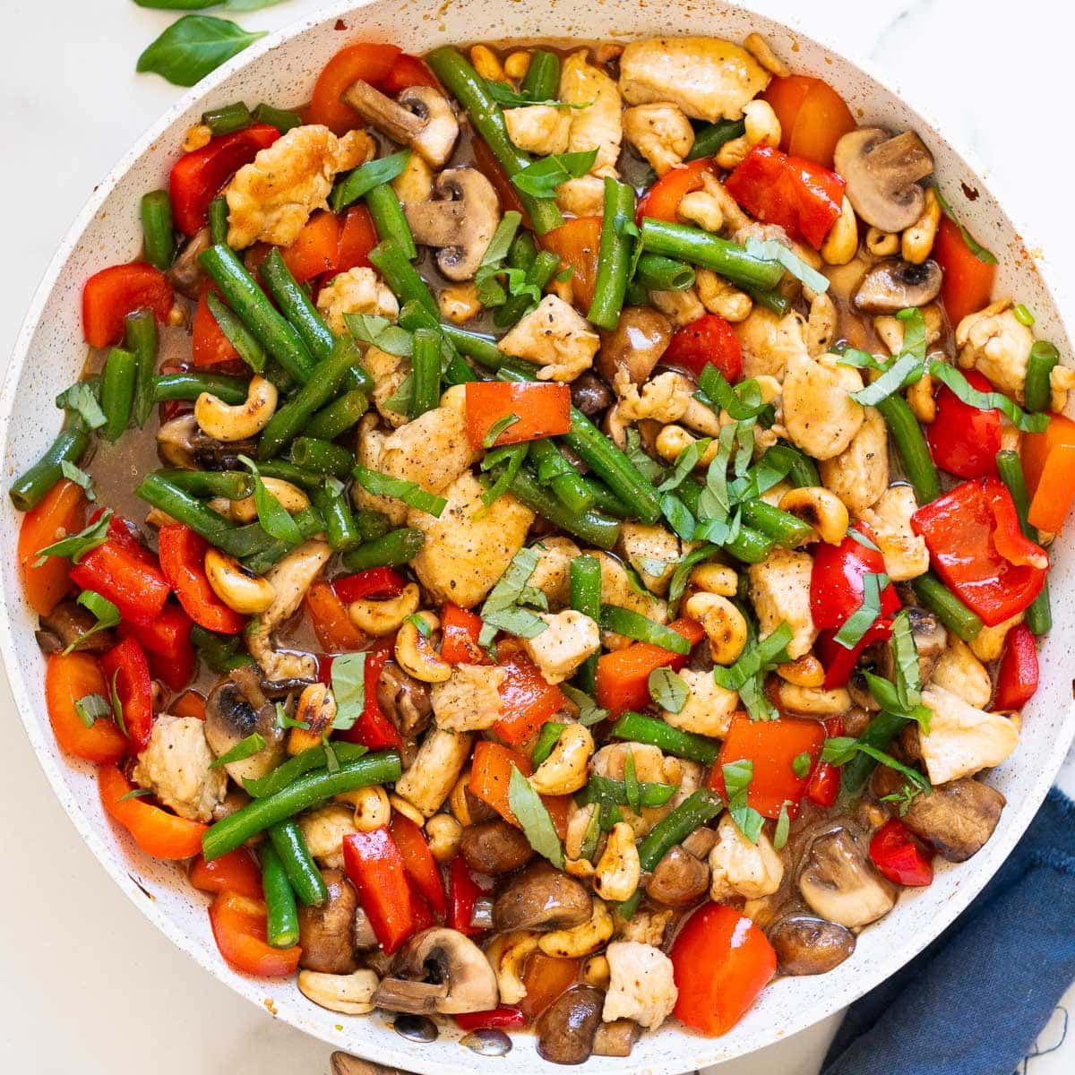 Basil Cashew Chicken
