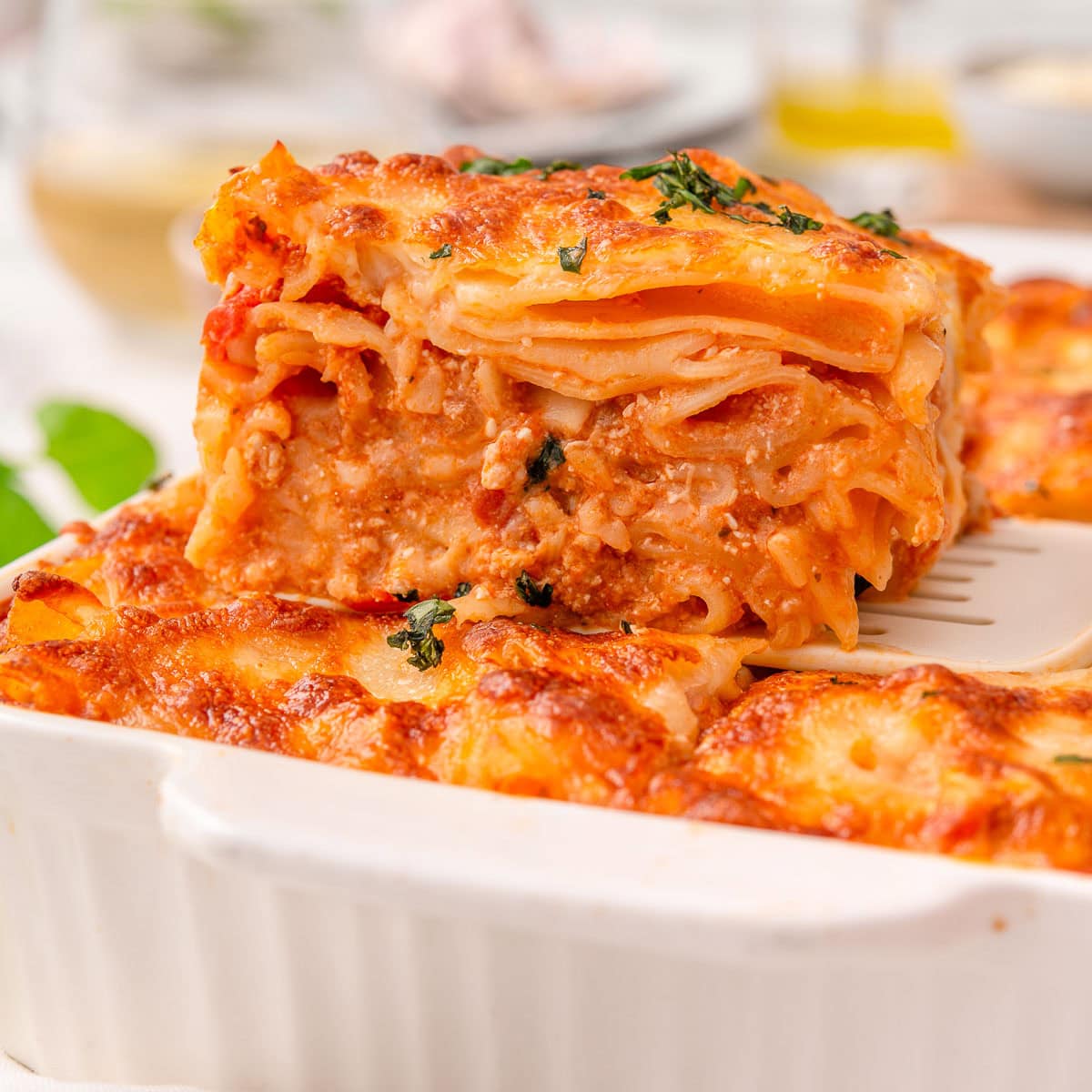 High Protein Baked Ziti with Cottage Cheese