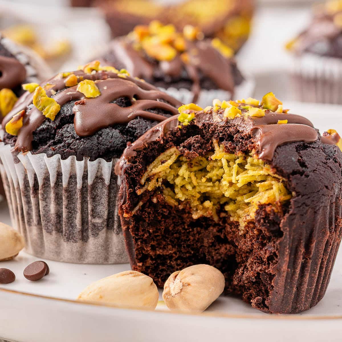 Dubai Chocolate Muffins