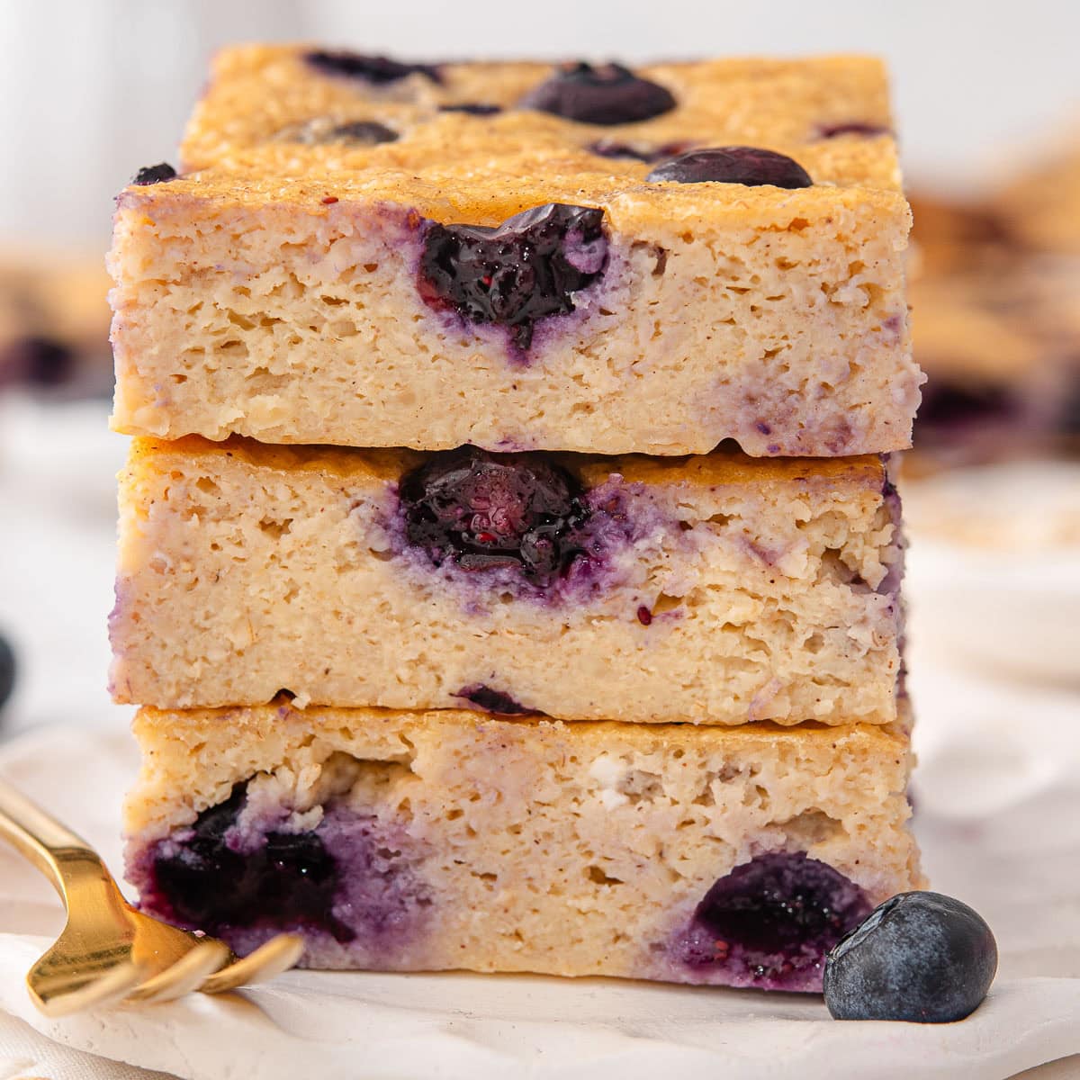 Blueberry Cottage Cheese Breakfast Bake