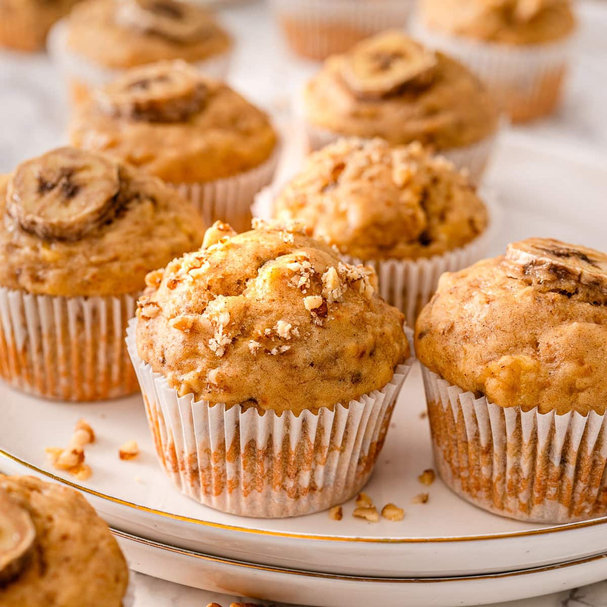 Greek Yogurt Banana Muffins